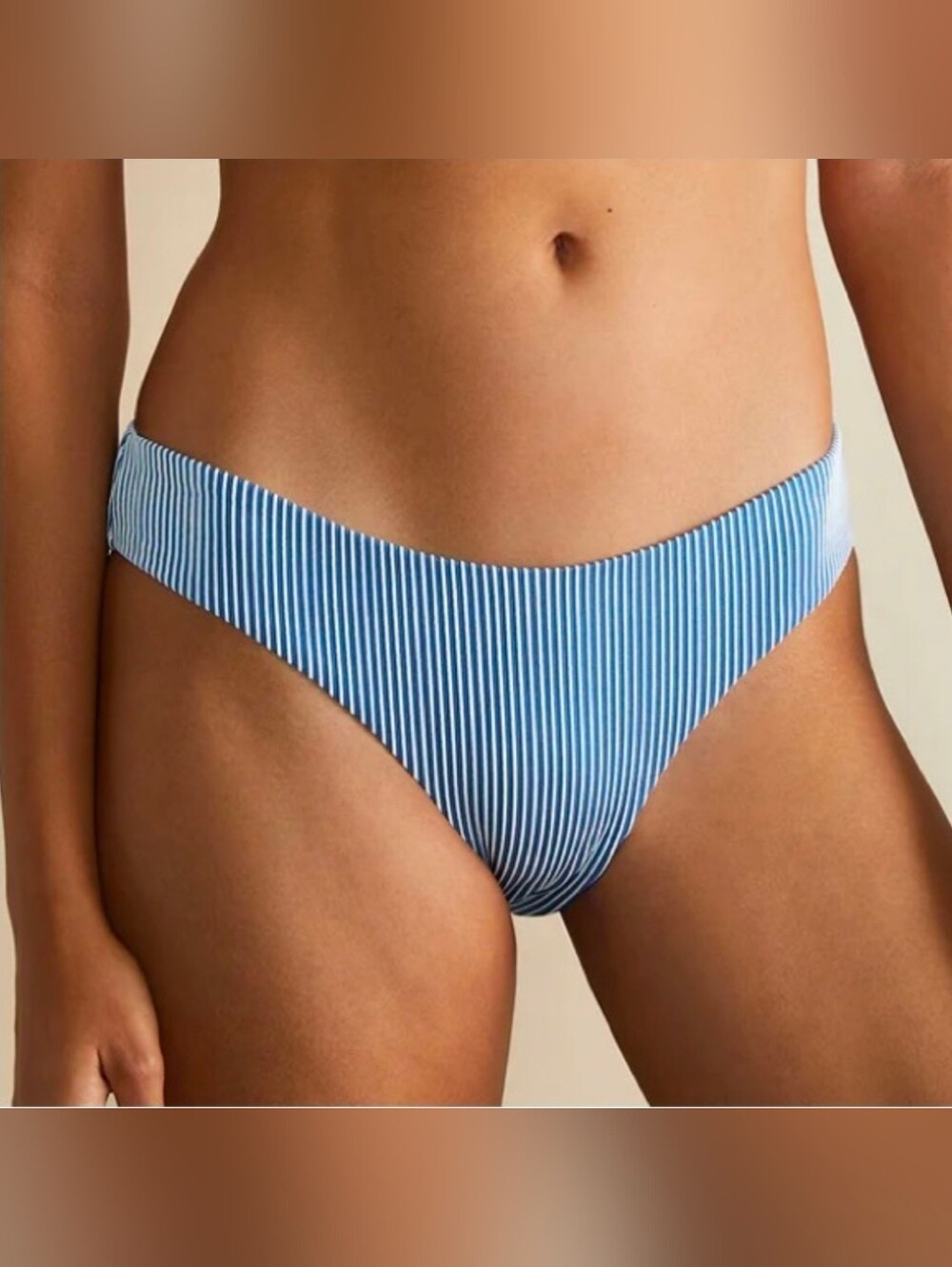 Nwt Onia Womens  Daisy Bikini Bottom, Snorkel Blue Size XS